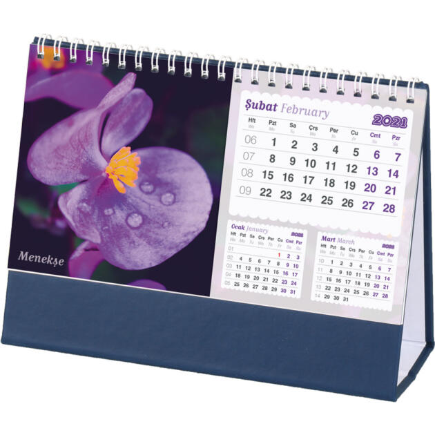 Karton Taşıyıcı Masa Üstü Takvim