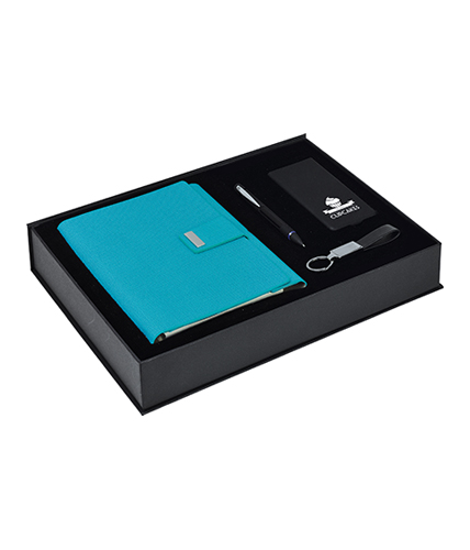 Turkuaz Maçka Kutulu Set