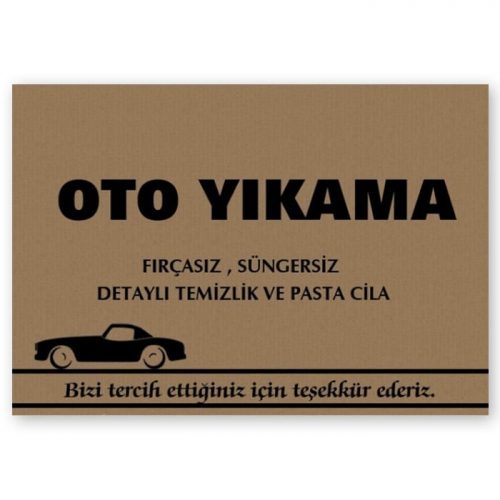 Kağıt Oto Paspası